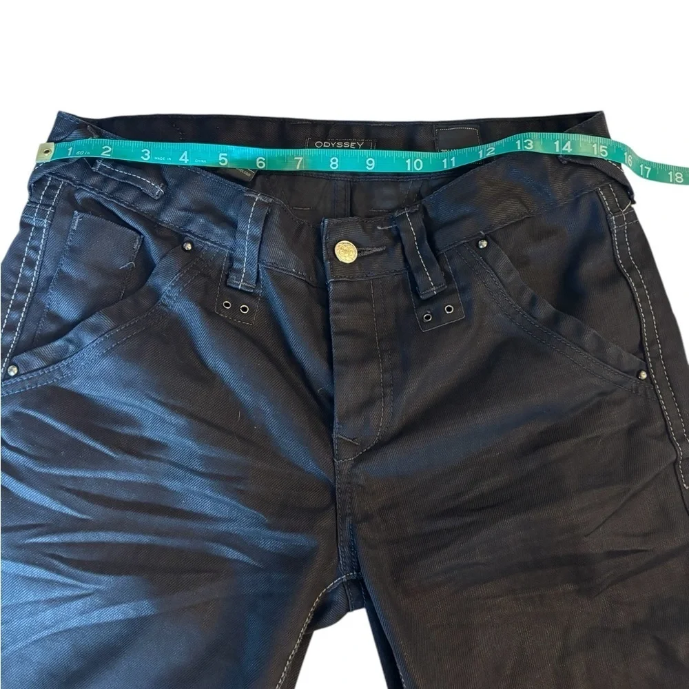 7 Diamonds Men’s Black Odyssey Straight Leg Jeans Classic Fit size 31x30